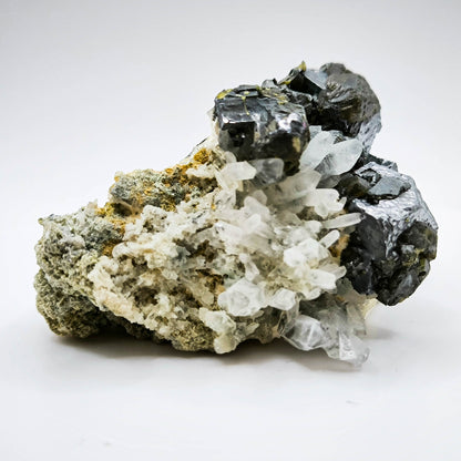 Cleiophane with Galena and Quartz from Bulgaria, Madan (027)