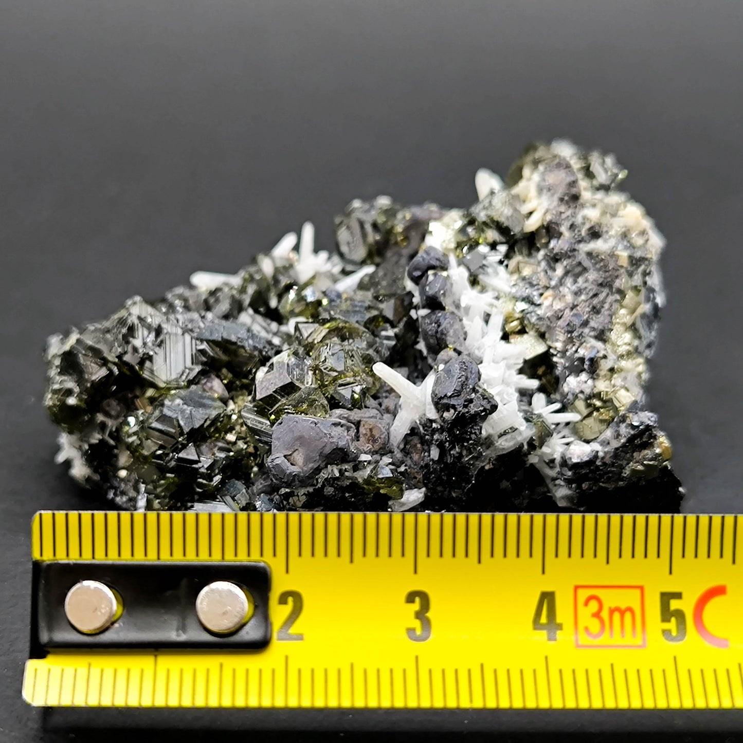 Cleophane-Quartz-Pyrite Cluster from Bulgaria, Madan (104)