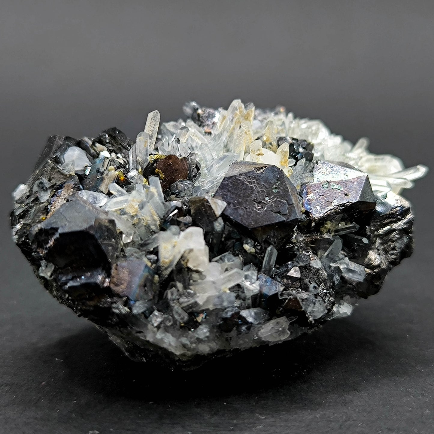 Galena crystals with Marmatite and Quartz from Bulgaria, Madan (100)