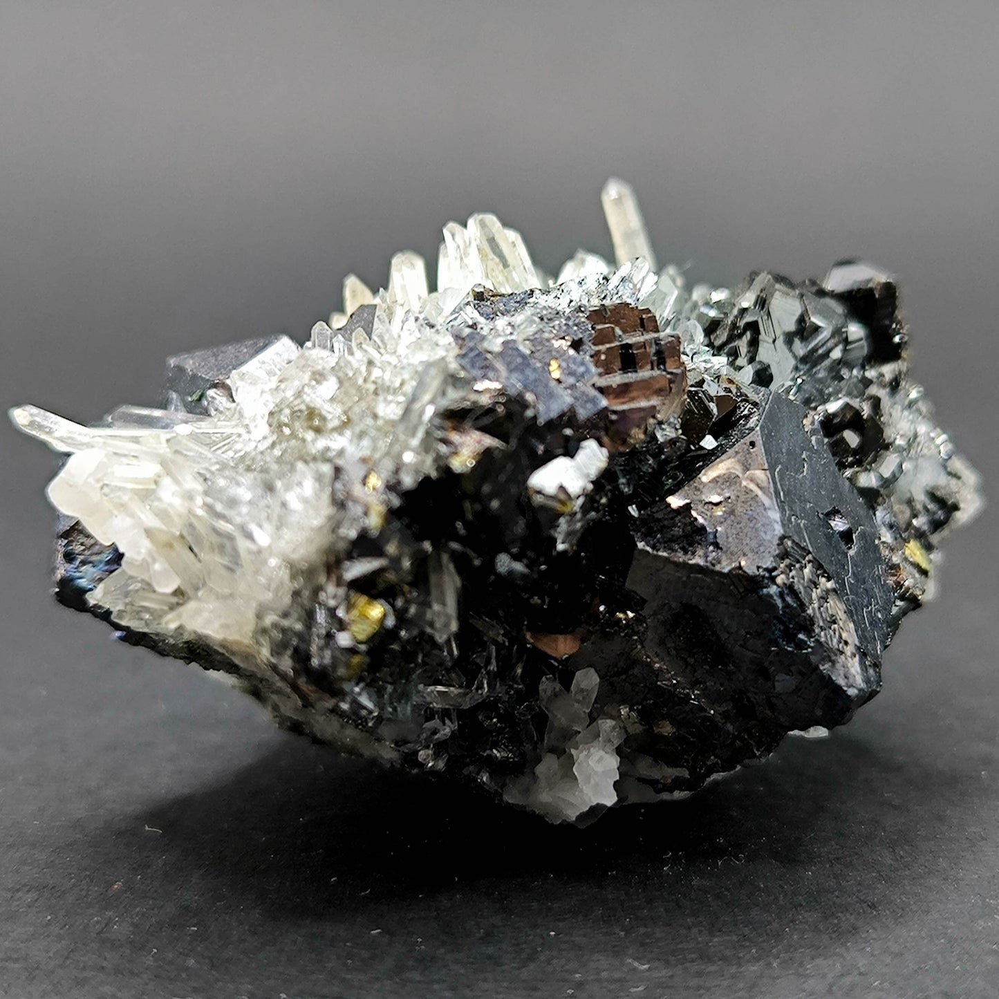 Galena crystals with Marmatite and Quartz from Bulgaria, Madan (100)