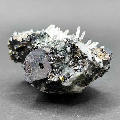 Galena crystals with Marmatite and Quartz from Bulgaria, Madan (100)