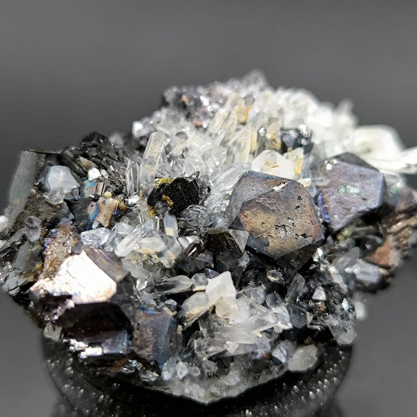 Galena crystals with Marmatite and Quartz from Bulgaria, Madan (100)