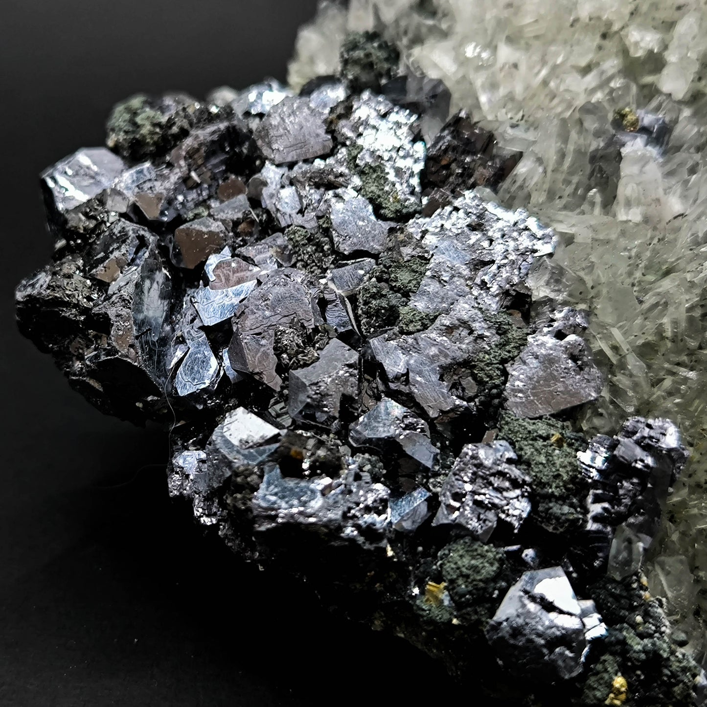 Galena Pyrite Quartz cluster from Bulgaria, Madan (003)