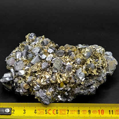 Galena Pyrite Quartz cluster from Bulgaria, Madan (004)