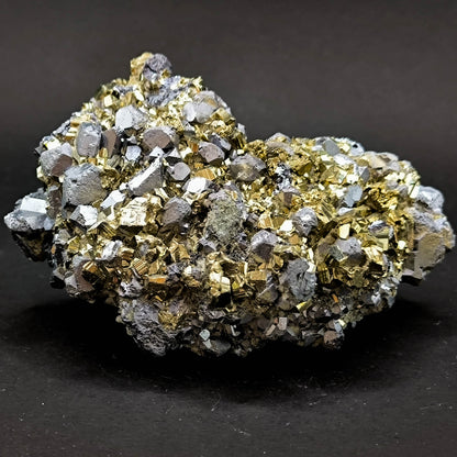 Galena Pyrite Quartz cluster from Bulgaria, Madan (004)