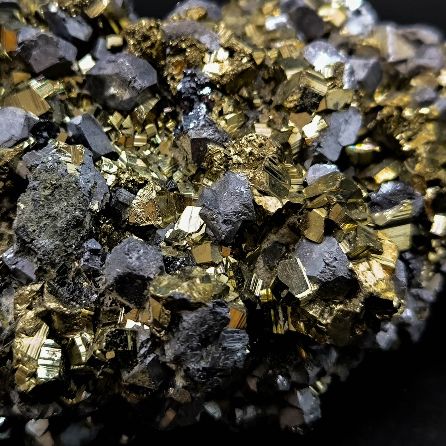 Galena Pyrite Quartz cluster from Bulgaria, Madan (004)