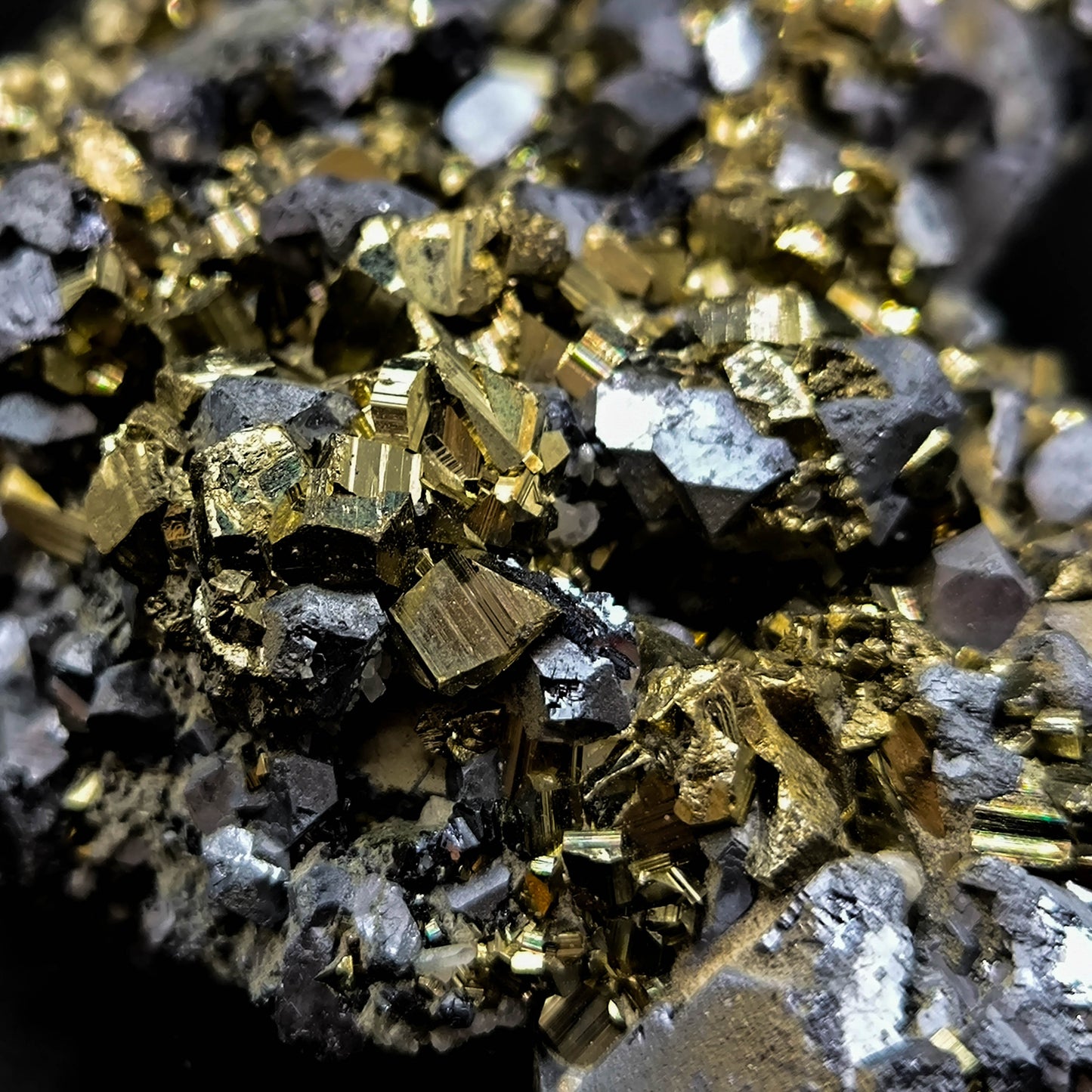 Galena Pyrite Quartz cluster from Bulgaria, Madan (004)