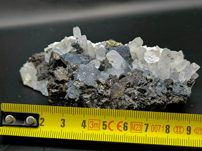 Galena Pyrite Quartz cluster from Bulgaria, Madan (010)