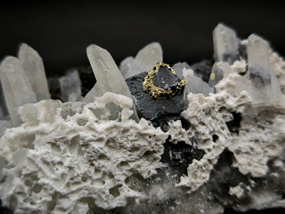 Galena Pyrite Quartz cluster from Bulgaria, Madan (010)