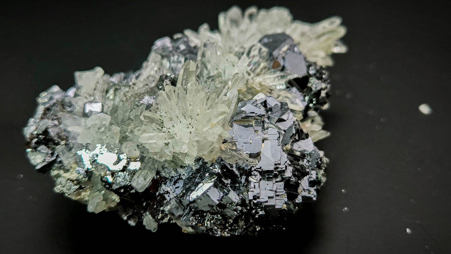 Galena Pyrite Quartz cluster from Bulgaria, Madan (009)