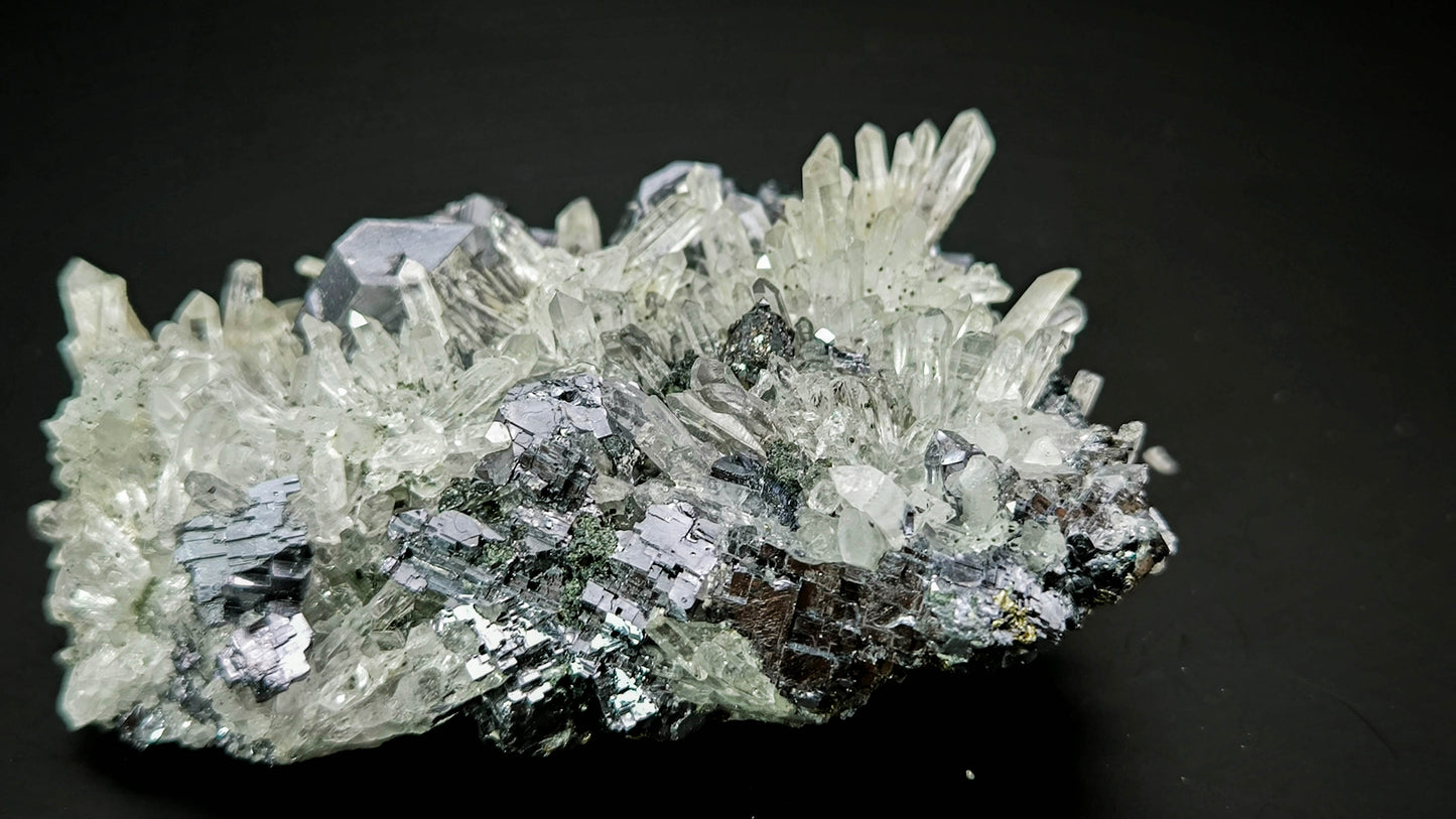 Galena Pyrite Quartz cluster from Bulgaria, Madan (009)