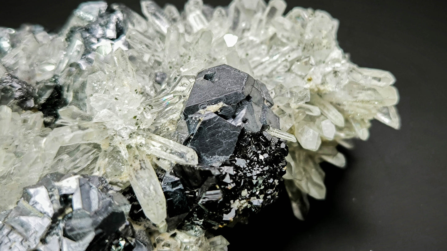 Galena Pyrite Quartz cluster from Bulgaria, Madan (009)