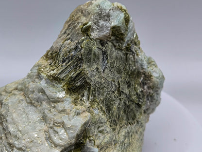 Muscovite specimen in feldspar from Russia, Kola Peninsula (189)