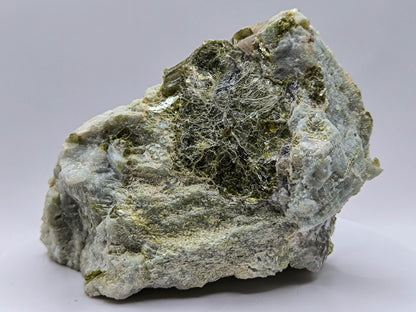 Muscovite specimen in feldspar from Russia, Kola Peninsula (189)