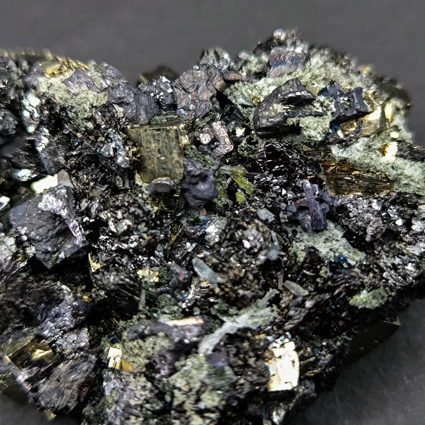 Galena Pyrite Quartz Marmatite cluster from Bulgaria, Madan (93)