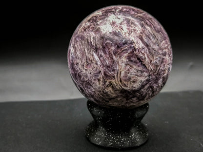 Charoite polished sphere 63mm (135)