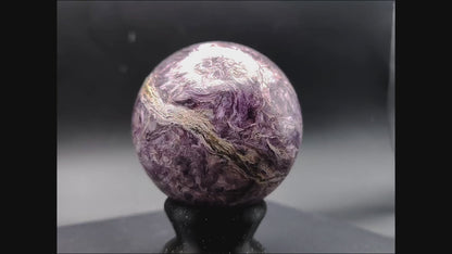 Charoite polished sphere 63mm (135)