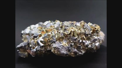 Galena Pyrite Quartz cluster from Bulgaria, Madan (004)