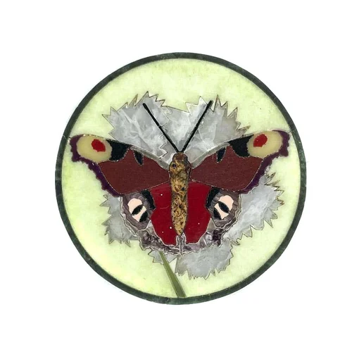 Butterfly0069 - Florentine Mosaic Inlay