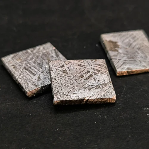 Aletai Meteorite Slice – Etched Iron-Nickel Meteorite from China – Widmanstätten Pattern
