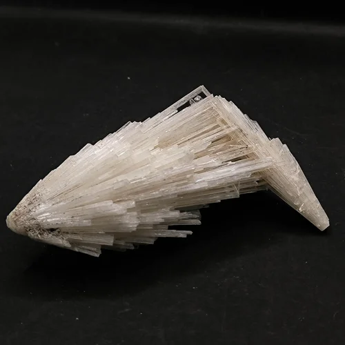 Scolecite Crystal Spray – Radiating White Needle Cluster from India – Rare Zeolite Mineral
