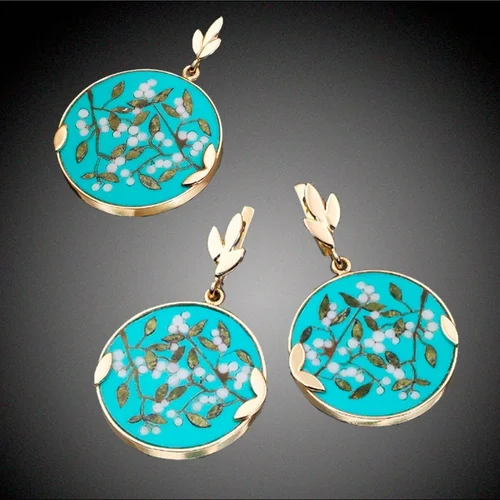 Mistletoe Mosaic Jewelry Set