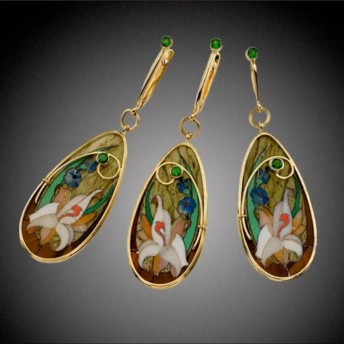 Lily Mosaic Jewelry Set