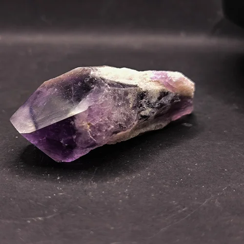 Amethyst Crystal – Deep Purple Quartz Point from Brazil – Collector Mineral