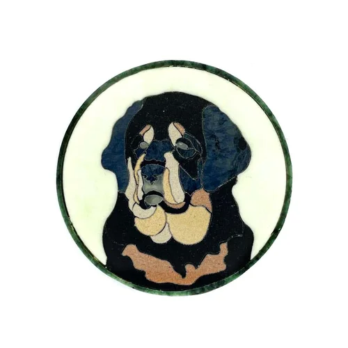Dogs0034 - Florentine Mosaic Inlay