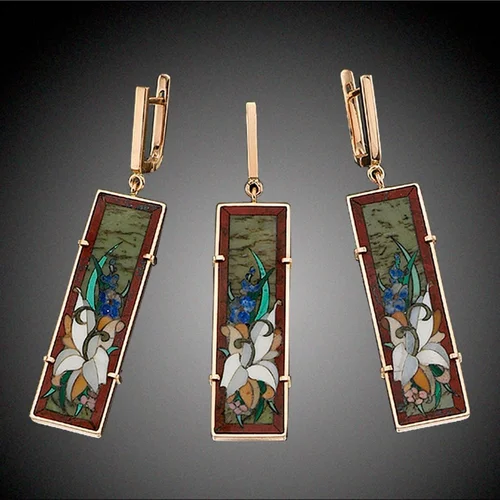Lily Mosaic Jewelry Set